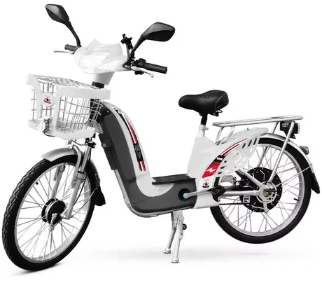 Bike Pop bicicleta elétrica bateria de lítio painel lcd 500w cor branco | Frete grátis