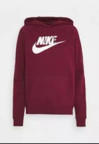 Nike Sportswear HOODIE - Kapuzenpullover - dark beetroot/white - Zalando.de