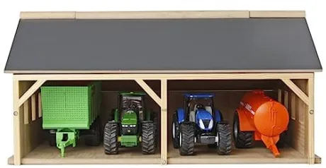 Kids Globe Kuhstall Holz, Spielzeug Kuhstall mit Lagerhalle | DealCheck