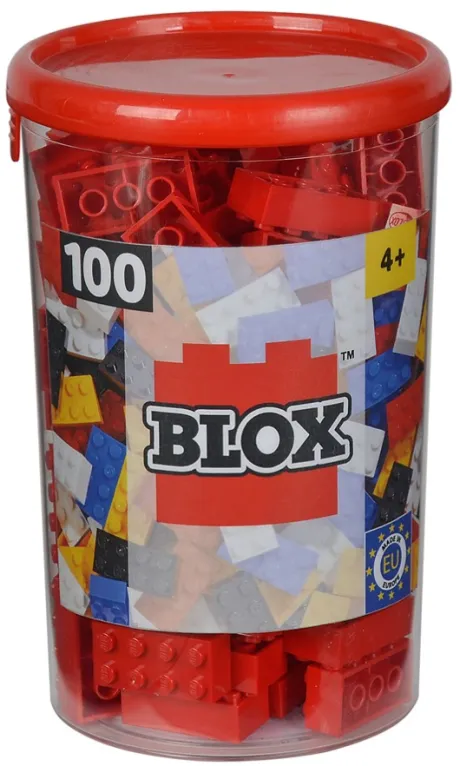 Simba Bausteine Blox 100 Teile 8er rot