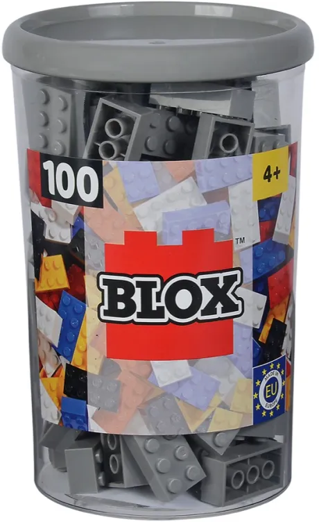 Simba Bausteine Blox 100 Teile 8er grau