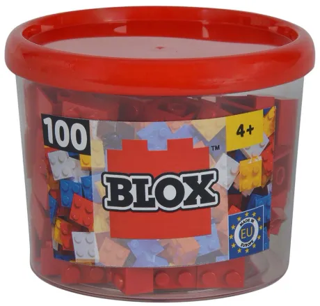 Simba Bausteine Blox 100 Teile 4er rot