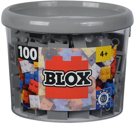 Simba Bausteine Blox 100 Teile 4er grau
