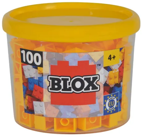 Simba Bausteine Blox 100 Teile 4er gelb