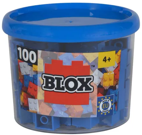 Simba Bausteine Blox 100 Teile 4er blau