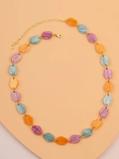 choker vanessa lilás perolado