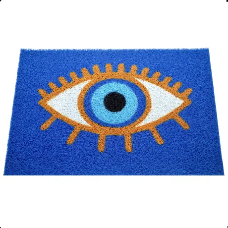 apete Capacho 60x40 Olho Grego Decorativo - R$58,11