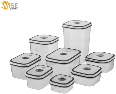 Potes Hermeticos de Plastico com 8 Unidades - Electrolux - R$74,99