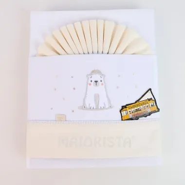 Conjunto lençóis térmicos "urso polar"