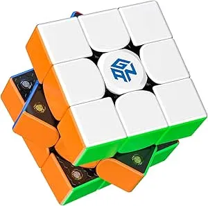 GAN 356M Zauberwürfel Magnetisch 3x3, Speed Cube Original mit IPG & GES+, Magic Cube Stickerlos, GAN Cube Klassische Produkte - Ideales Knobelspiel für Erwachsene und Kinder: Amazon.de: Spielzeug