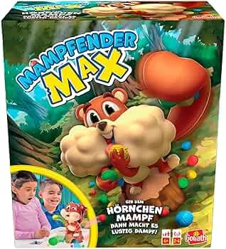 Goliath Mampfender Max, Brettspiele Für Kinder ab 4 Jahren, Gesellschaftsspiel für 2 bis 4 Spieler, Lustiges Kinderspiel, Spielen Sie Mit Der Familie Oder Mit Freunden: Amazon.de: Spielzeug