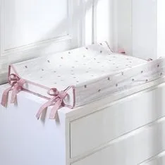 Trocador Anatômico Eloise Com Elevações Nas Laterais E Plástico Impermeável Removível