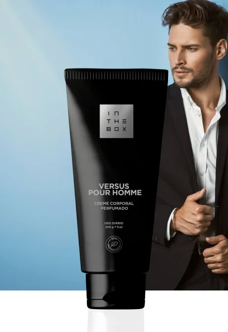 Creme Hidratante Desodorante Corporal Versus Pour Homme - 200g - IN THE BOX