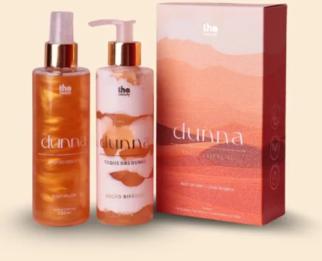 Kit Dunna: Body Splash + Loção Hidratante