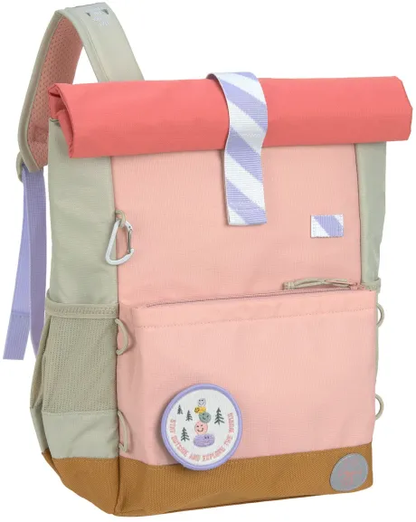 Kinderrucksack Rolltop - Sunny Explorer, Rosa Pink | Lässig