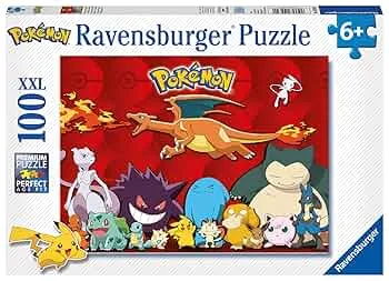 Ravensburger Kinderpuzzle 10934 - Meine liebsten Pokémon - 100 Teile XXL Pokémon Puzzle für Kinder ab 6 Jahren, Pokémon Geschenke: Amazon.de: Spielzeug