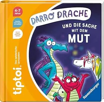 tiptoi® Darro Drache und die Sache mit dem Mut, Gefühle-Buch für Kinder ab 4 Jahre (Bildergeschichten über den Umgang mit Gefühlen) : Neudert, Cee, Rau, Katja: Amazon.de: Toys