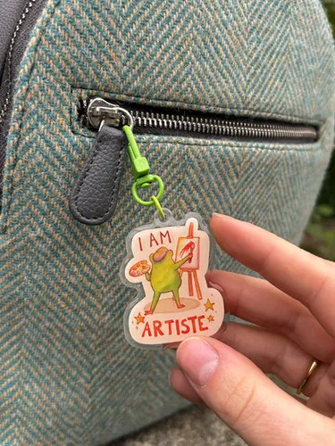I Am Artiste Keychain | lenaskosmos.com