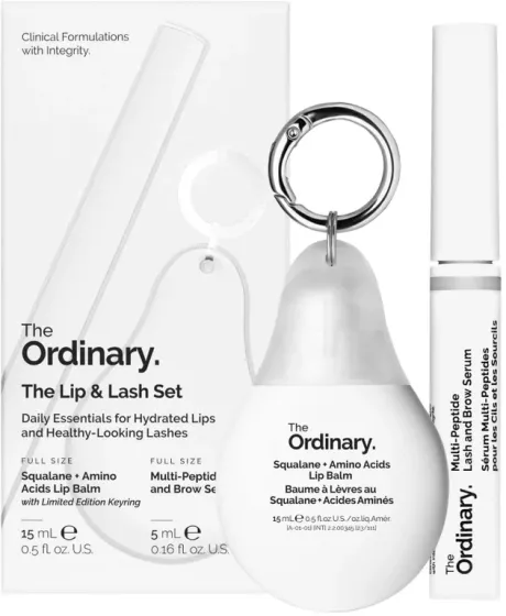 The Ordinary Lip & Lash Set | LOOKFANTASTIC
