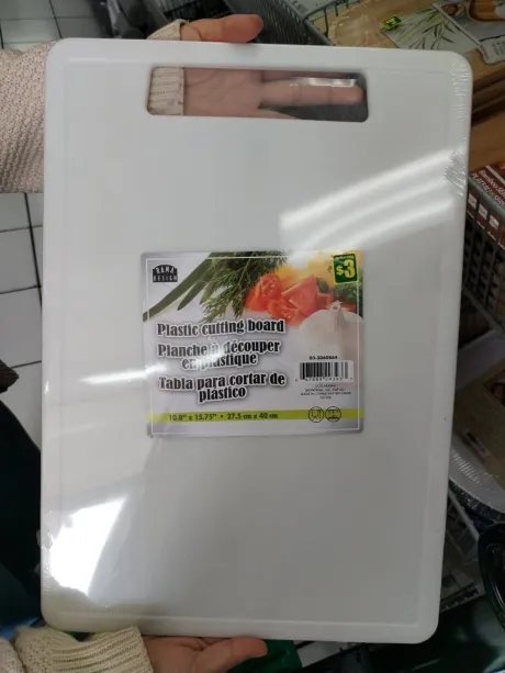 (1) Tabla para picar plastica grande