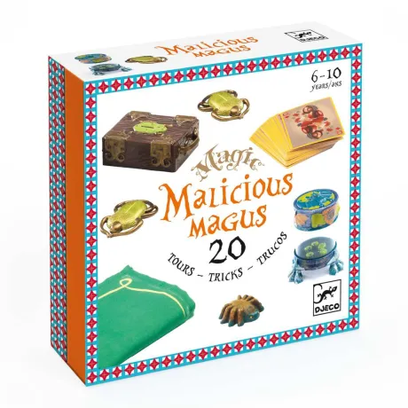 Djeco | Zauberkasten Malicious Magus mit 20 Tricks | Kinder ab 6