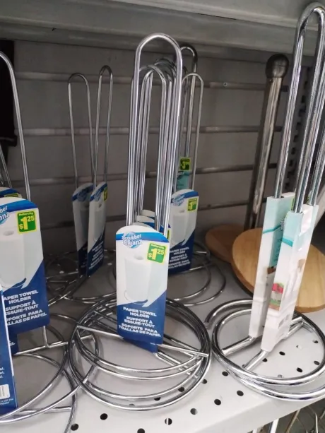 (1) Porta papel toalla metálico