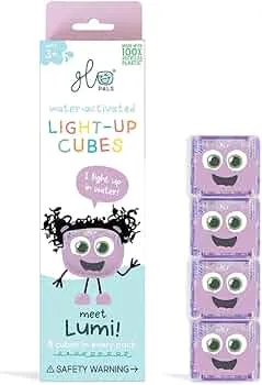 Glo Pals Purple Glow Cube Set of 4