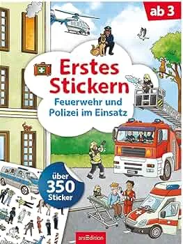 Stickern – Feuerwehr und Polizei im Einsatz