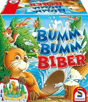 Schmidt Spiele 40618 Bumm Bumm Biber, 3D Action Spil: Amazon.de: Legetøj