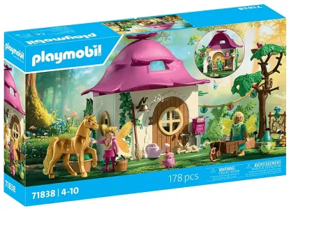 PLAYMOBIL 71838 - Magic Unicorns - Gemütliches Feenzuhause mit Goldeinhorn und Stall