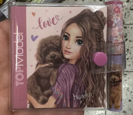 13195_A TOPModel Notizbuch & Stift