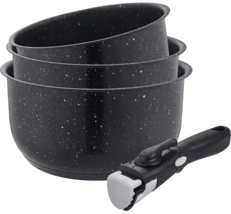 Lots de casseroles revêtement pierre