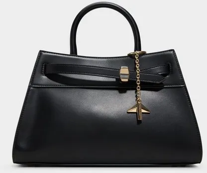 Aldo satchel torbica za nošenje u ruci ili na ramenu VASILIA SYN MIX MAT - crna