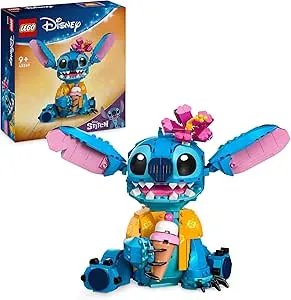 LEGO | Disney Stitch Figur - Modellbau mit Eistüte und dekorativer Blume - Kinder Spielzeug - Geschenk zu Weihnachten für Jungen, Mädchen und Fans ab 9 Jahren - 43249: Amazon.de: Spielzeug