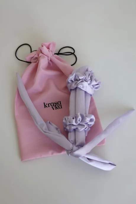 Бігуді для волосся зі стрічками – Krasavka