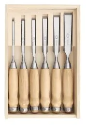 DICTUM® Stemmeisen-Satz, lange Bauform, 6-teilig