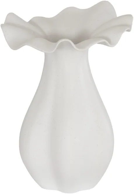Nellie Vase Stor - Off White | Håndlavet Keramikvase | Specktrum