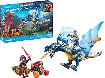 PLAYMOBIL Novelmore 71644 Drache im Gefecht, inklusive eines beweglichen Drachens, Zwei Rittern und Zubehör für epische Abenteuer, actionreiches Spielzeug für Kinder ab 4 Jahren: Amazon.de: Spielzeug