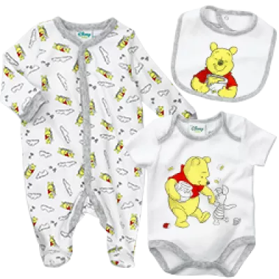 Baby Sweets Unisex Set Hose und Shirt weiß grau Little Elephant | Sets | Mädchen | Baby-Sweets.de