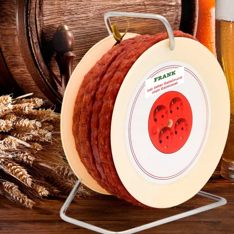Personalisierte Salami Kabeltrommel mit Namen