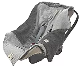 Lässig Knitted Baby Blanket for Car Seat, Swaddling Blanket made of GOTS-Certified Organic Cotton : Amazon.de: Baby Products
